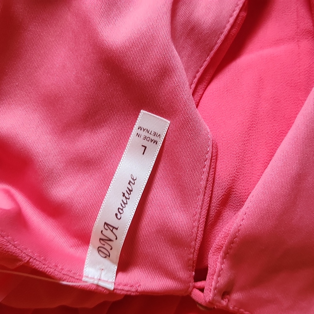 🍀DNA Couture Vibrant Pink Dress - Picture 3 of 3